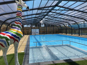 Mobil home domaine avec piscine proche mer